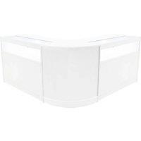 Monstershop Iris LED Shop Counter Set CM60 & 2 x B1200 - White
