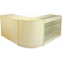 Monstershop Saturn Maple Shop Counter & Retail Display Set in Beige