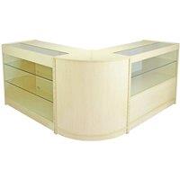 Monstershop Solar Maple Shop Counter & Retail Display Set in Beige