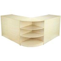 Monstershop Venus Maple Shop Counter & Retail Display Set in Beige