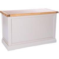 Cabinet Bits Loreo Light Grey Blanket Box Ottoman