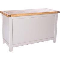 Cabinet Bits Argenta Light Grey Blanket Box Ottoman