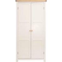 Cabinet Bits Maggiori 2 Door Wardrobe Wood Knob in Off-White