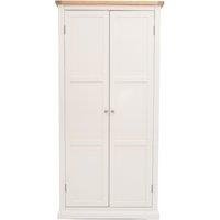 Cabinet Bits Castelli 2 Door Wardrobe Chrome Knob in Off-White