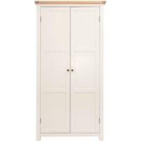 Cabinet Bits Maggiori 2 Door Wardrobe Brass Knob in Off-White
