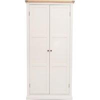 Cabinet Bits Castelli 2 Door Wardrobe Brass Knob in Off-White