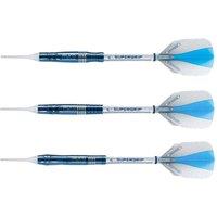 Harrows Aura Soft Tip Darts (Pack of 3) in Mid Blue
