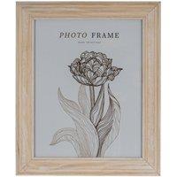 KDMD Isla 8x10 Photo Frame Warm Wood Finish in White