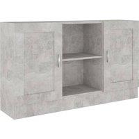 Berkfield Home Sideboard Concrete Grey 120x30.5x70 cm Engineered Wood
