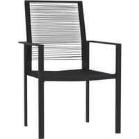 Berkfield Home Decorative 9 Piece Garden Dining Set Black