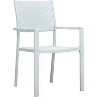 Berkfield Home Decorative 9 Piece Garden Dining Set White
