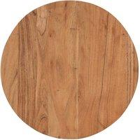 Berkfield Home Beautiful Coffee Table 45x45x35 cm Solid Wood Acacia & Iron in Brown | Size: 45 x 45 x 35 cm