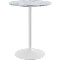 netfurniture Richmond White Poseur Table