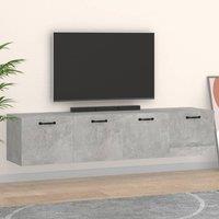 Berkfield Home Wall Cabinets 2 pcs Concrete Grey 60x36.5x35 cm Engineered Wood