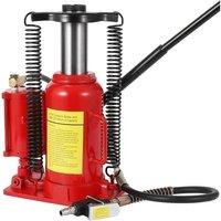 Havendro 20T Air Hydraulic Bottle Jack Adj Height in Red