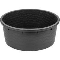 FLAVORA 150L Round Pond Water Feature Reservoir in Black | Size: 0.6m2