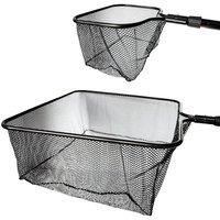 FLAVORA Extra Large 24 (60cm) Telescopic Handle Pond Fish & Leaf Net in Black | Size: 100g