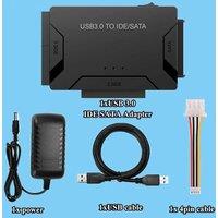 FLAVORA USB3.0 IDE SATA Hard Drive Adapter Kit in Black