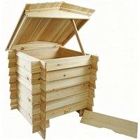 Havendro 300L Wooden Compost Bin in Natural