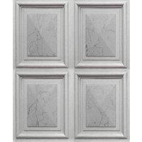 Havendro Marble Effect Vinyl Wallpaper Grey
