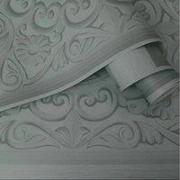Havendro Teal Green 3D Floral Wood Panelling Wallpaper