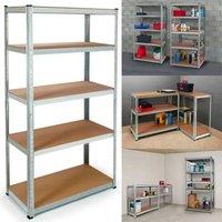 EONLION 5 Tier Racking Heavy Duty Garage Shelving in Brown | Size: 1000mm 2000mm