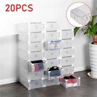 Kelvenix 20x Clear Plastic Shoe Storage Box