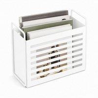 Havendro White Metal Magazine & File Holder