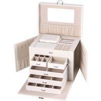 EONLION White Large Capacity Jewelry Box Necklaces | Size: 500mm