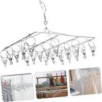 Nordara Folding Sock & Underwear Dryer 20 Pegs in Silver