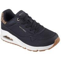 Skechers Women's UNO - Jungle Nite Trainer in Black | Size: 7