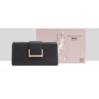 Paul Costelloe Women's Alto Leather Purse in Jet Black