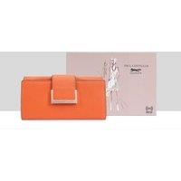 Paul Costelloe Women's Alto Leather Purse in Orange