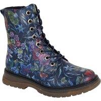 Cipriata Women's Annetta Combat Boots in Black | Size: 4