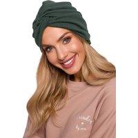 Love Lace Women's Classic Turban Hat Cotton Adjustable Everyday Hat Unisex in Green
