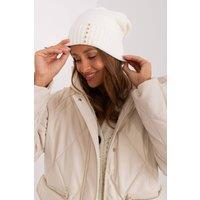 Love Lace Women's Beanie with Adjustable Fit & Breathable Fabric in White
