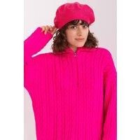 Love Lace Women's Classic Knitted Beret Hat for Stylish Everyday Wear & Travel in Pink