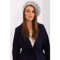 Love Lace Women's Classic Knitted Beret Hat for Everyday Casual All Season Wear Comfort in Grey