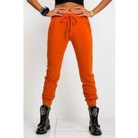 Love Lace Women's Tailored Narrow Leg Tracksuit Trousers in Orange | Size: Large