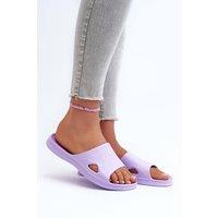 Love Lace Women's Classic Foam Sliderss for Pool Beach Everyday Comfort in Violet | Size: 4.5