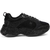 KG Kurt Geiger Women's 'Lust' Velvet Trainers in Black | Size: 4
