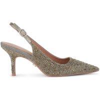 Carvela Women's 'Spirit Sling Jewel' Fabric Heels in Gold | Size: 4