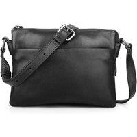 PRIMEHIDE Women's Leather Crossbody Handbag in Black