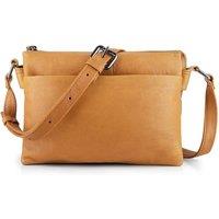 PRIMEHIDE Women's Leather Crossbody Handbag in Tan