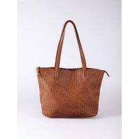 Lakeland Leather Women's 'Wreay' Leather Shopper Bag in Brown