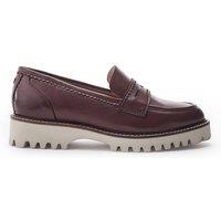 Moda In Pelle Women's 'Eleyna' Leather Brogues & Loafers in Brown | Size: 5