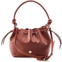 Moda In Pelle Women's 'Briela Bag' Leather Shoulder Bag in Tan