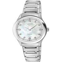 Gevril Women's Morcote Swiss Diamond 316L Stainless Steel Watch in Silver