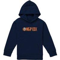 One Piece Nami Orange Tangerines Logo Youth Kidss Pull-Over Hoodie, Na in Navy | Size: 5-6 Years
