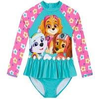 Paw Patrol Girl's Skye Long Sleeve Swimsuit in Blue | Size: 2-3 Years